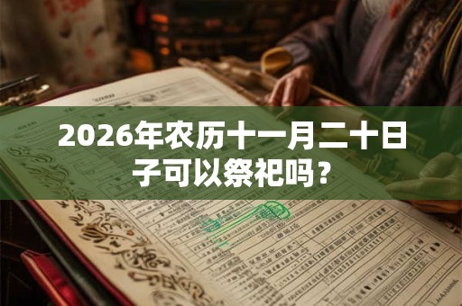 2026年农历十一月二十日子可以祭祀吗? 2026年农历十一月二十日子可以祭祀吗?