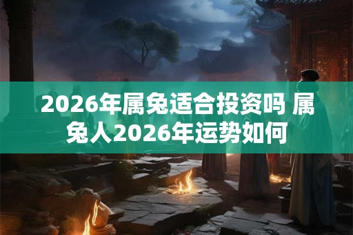 2026年属兔适合投资吗 属兔人2026年运势如何 2026年属兔适合投资吗 属兔人2026年运势如何