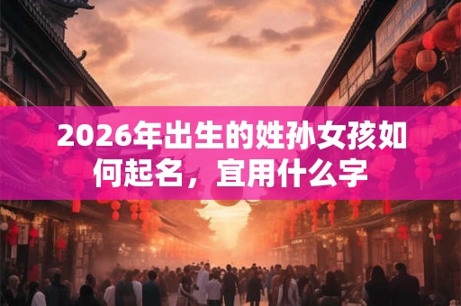 2026年出生的姓孙女孩如何起名，宜用什么字