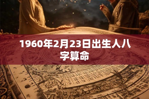 1960年2月23日出生人八字算命