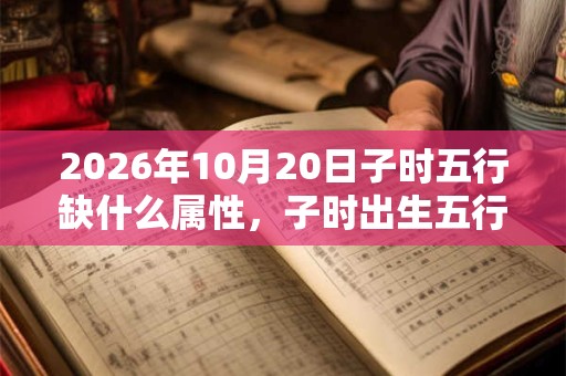 2026年10月20日子时五行缺什么属性，子时出生五行缺什么