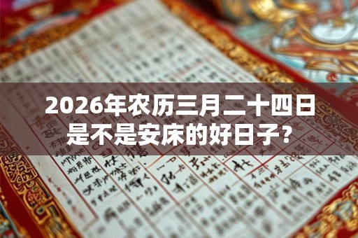 2026年农历三月二十四日是不是安床的好日子？