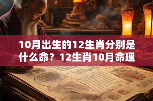 10月出生的12生肖分别是什么命？12生肖10月命理排行榜