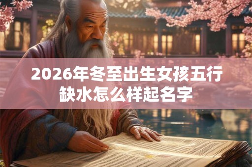 2026年冬至出生女孩五行缺水怎么样起名字