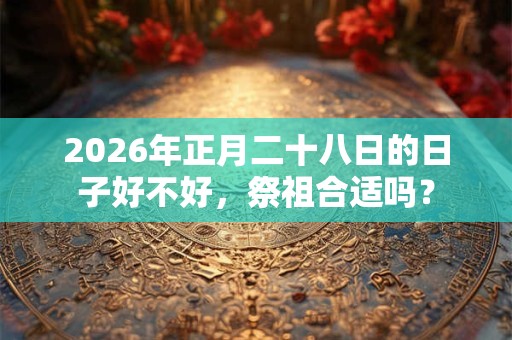 2026年正月二十八日的日子好不好，祭祖合适吗？