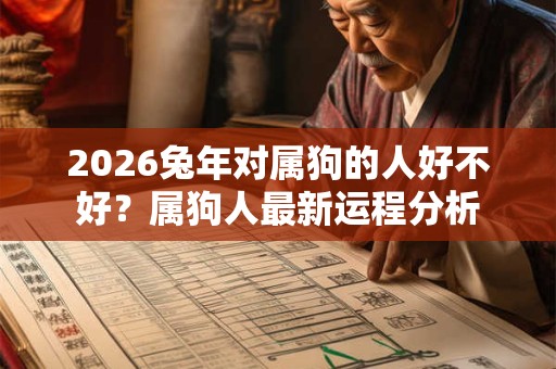2026兔年对属狗的人好不好?属狗人最新运程分析 2026兔年对属狗的人好不好?属狗人最新运程分析