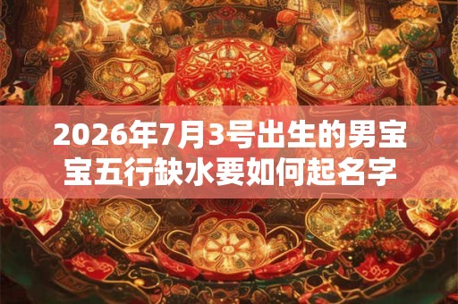 2026年7月3号出生的男宝宝五行缺水要如何起名字 2026年7月3号出生的男宝宝五行缺水要如何起名字