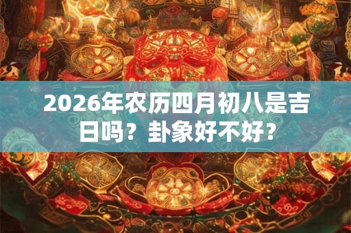 2026年农历四月初八是吉日吗？卦象好不好？