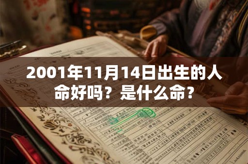 2001年11月14日出生的人命好吗？是什么命？