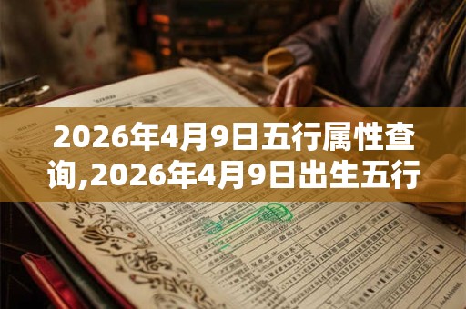 2026年4月9日五行属性查询,2026年4月9日出生五行属什么