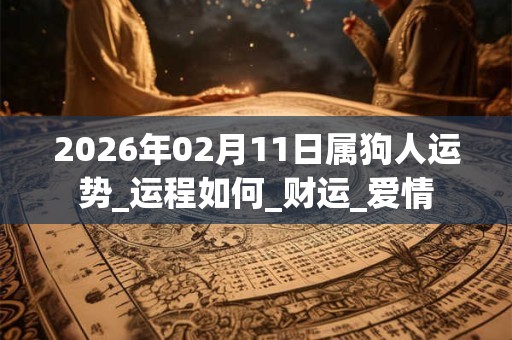 2026年02月11日属狗人运势_运程如何_财运_爱情
