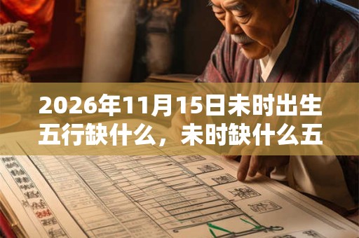 2026年11月15日未时出生五行缺什么，未时缺什么五行
