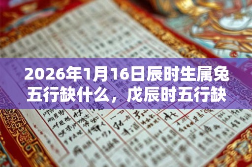 2026年1月16日辰时生属兔五行缺什么，戊辰时五行缺什么