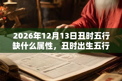 2026年12月13日丑时五行缺什么属性，丑时出生五行缺什么