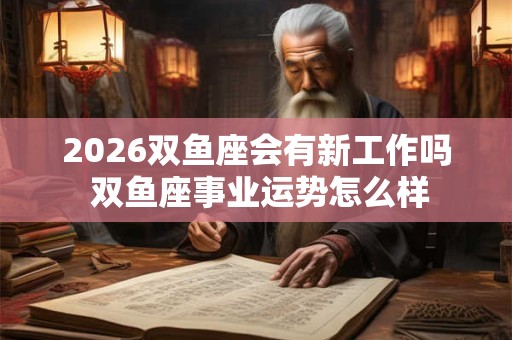 2026双鱼座会有新工作吗 双鱼座事业运势怎么样
