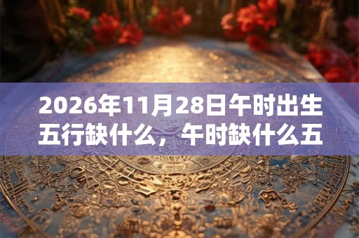 2026年11月28日午时出生五行缺什么,午时缺什么五行 2026年11月28日午时出生五行缺什么,午时缺什么五行