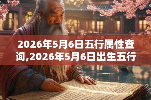 2026年5月6日五行属性查询,2026年5月6日出生五行属什么