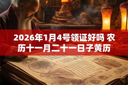 2026年1月4号领证好吗 农历十一月二十一日子黄历 2026年1月4号领证好吗 农历十一月二十一日子黄历