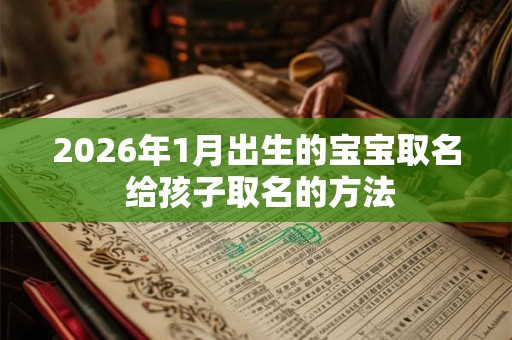 2026年1月出生的宝宝取名 给孩子取名的方法