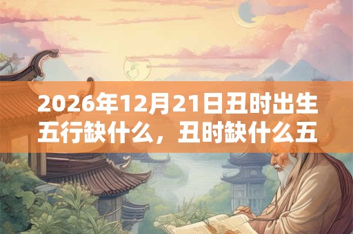 2026年12月21日丑时出生五行缺什么，丑时缺什么五行