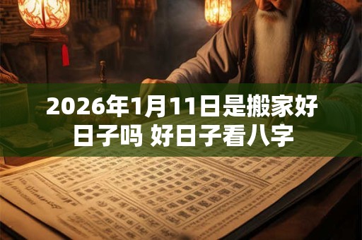 2026年1月11日是搬家好日子吗 好日子看八字 2026年1月11日是搬家好日子吗 好日子看八字