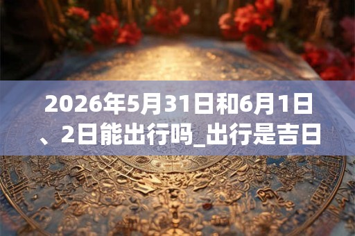 2026年5月31日和6月1日、2日能出行吗_出行是吉日吗