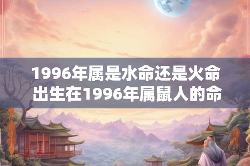 1996年属是水命还是火命 出生在1996年属鼠人的命运 1996年属是水命还是火命 出生在1996年属鼠人的命运