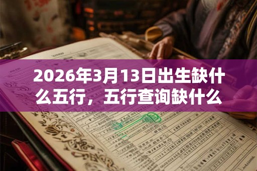 2026年3月13日出生缺什么五行,五行查询缺什么 2026年3月13日出生缺什么五行,五行查询缺什么