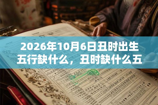 2026年10月6日丑时出生五行缺什么，丑时缺什么五行