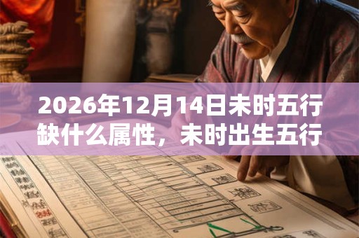 2026年12月14日未时五行缺什么属性，未时出生五行缺什么