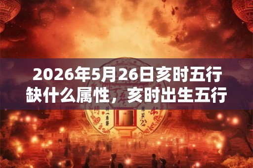 2026年5月26日亥时五行缺什么属性,亥时出生五行缺什么 2026年5月26日亥时五行缺什么属性,亥时出生五行缺什么
