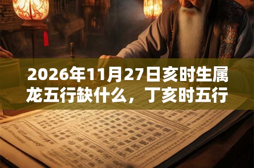 2026年11月27日亥时生属龙五行缺什么,丁亥时五行缺什么 2026年11月27日亥时生属龙五行缺什么,丁亥时五行缺什么