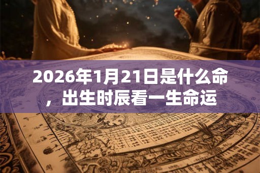 2026年1月21日是什么命，出生时辰看一生命运