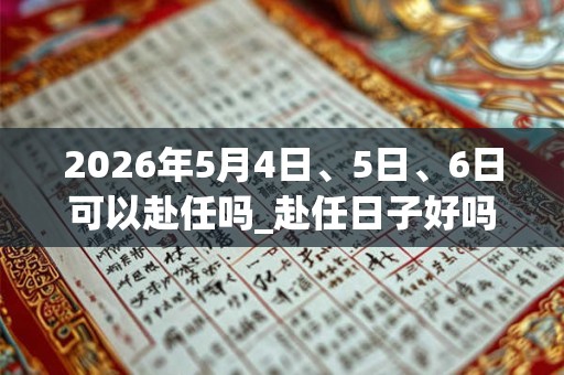 2026年5月4日、5日、6日可以赴任吗_赴任日子好吗