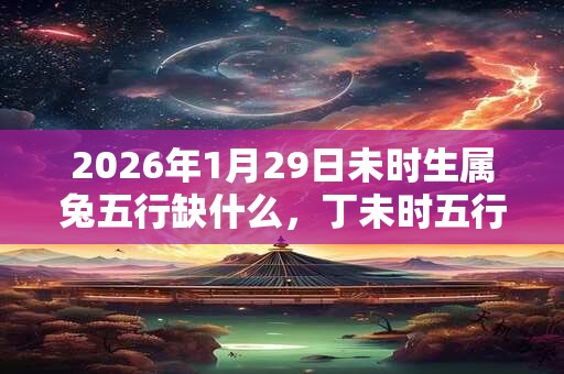 2026年1月29日未时生属兔五行缺什么，丁未时五行缺什么