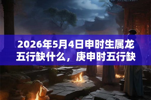 2026年5月4日申时生属龙五行缺什么，庚申时五行缺什么
