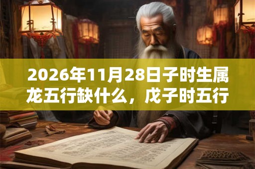 2026年11月28日子时生属龙五行缺什么,戊子时五行缺什么 2026年11月28日子时生属龙五行缺什么,戊子时五行缺什么