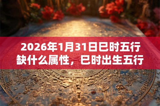 2026年1月31日巳时五行缺什么属性，巳时出生五行缺什么