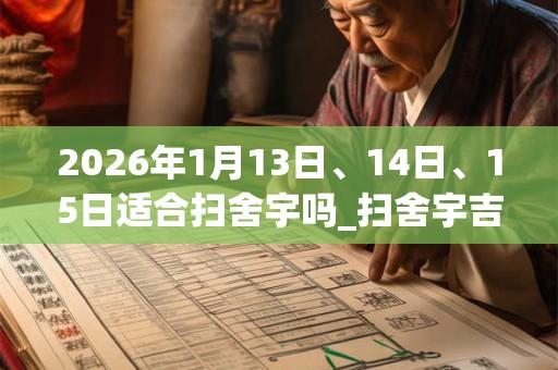 2026年1月13日、14日、15日适合扫舍宇吗_扫舍宇吉利吗 2026年1月13日、14日、15日适合扫舍宇吗_扫舍宇吉利吗