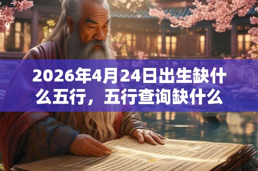 2026年4月24日出生缺什么五行,五行查询缺什么 2026年4月24日出生缺什么五行,五行查询缺什么