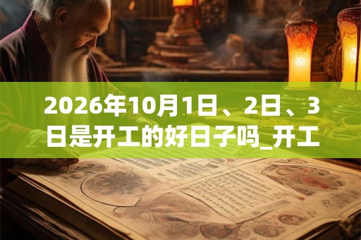 2026年10月1日、2日、3日是开工的好日子吗_开工可以吗 2026年10月1日、2日、3日是开工的好日子吗_开工可以吗