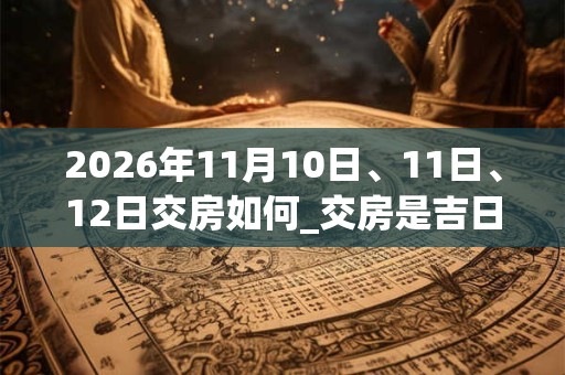 2026年11月10日、11日、12日交房如何_交房是吉日吗 2026年11月10日、11日、12日交房如何_交房是吉日吗