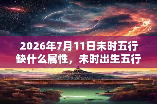2026年7月11日未时五行缺什么属性,未时出生五行缺什么 2026年7月11日未时五行缺什么属性,未时出生五行缺什么