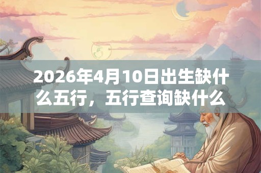 2026年4月10日出生缺什么五行,五行查询缺什么 2026年4月10日出生缺什么五行,五行查询缺什么