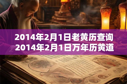 2014年2月1日老黄历查询 2014年2月1日万年历黄道吉日 2014年2月1日老黄历查询 2014年2月1日万年历黄道吉日