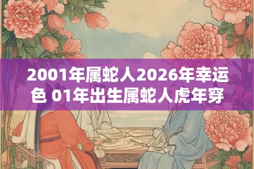 2001年属蛇人2026年幸运色 01年出生属蛇人虎年穿什么颜色衣服好 2001年属蛇人2026年幸运色 01年出生属蛇人虎年穿什么颜色衣服好
