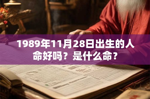 1989年11月28日出生的人命好吗?是什么命? 1989年11月28日出生的人命好吗?是什么命?