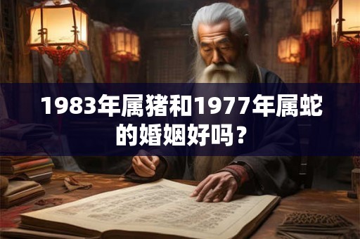 1983年属猪和1977年属蛇的婚姻好吗? 1983年属猪和1977年属蛇的婚姻好吗?