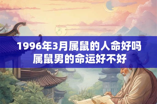 1996年3月属鼠的人命好吗 属鼠男的命运好不好