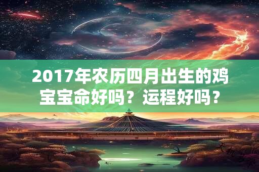 2017年农历四月出生的鸡宝宝命好吗?运程好吗? 2017年农历四月出生的鸡宝宝命好吗?运程好吗?